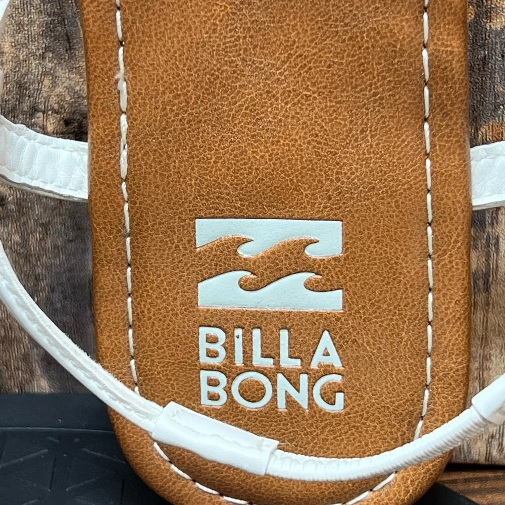 NEW Billabong Leather Thong Style Flip Flop ' Strand Walk ' Sandals Women's 9 - Picture 4 of 6